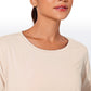 UPF 50+ Lightweight Heather Cropped Long Sleeves