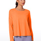 UPF 50+ Lightweight Heather Cropped Long Sleeves