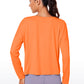 UPF 50+ Lightweight Heather Cropped Long Sleeves