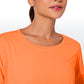 UPF 50+ Lightweight Heather Cropped Long Sleeves