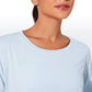 UPF 50+ Lightweight Heather Cropped Long Sleeves