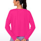 UPF 50+ Lightweight Heather Cropped Long Sleeves