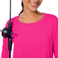 UPF 50+ Lightweight Heather Cropped Long Sleeves