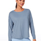 UPF 50+ Lightweight Heather Cropped Long Sleeves