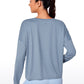 UPF 50+ Lightweight Heather Cropped Long Sleeves