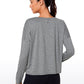 UPF 50+ Lightweight Heather Cropped Long Sleeves