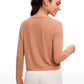 Pima Cotton Cropped Long Sleeve Classic Fit