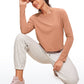 Pima Cotton Cropped Long Sleeve Classic Fit