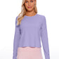 Pima Cotton Cropped Long Sleeve Classic Fit