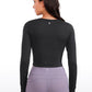 Seamless Ribbed Double Lined Cropped Long sleeves