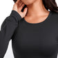 Seamless Ribbed Double Lined Cropped Long sleeves