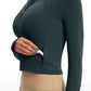 Butterluxe Half-Zip Long Sleeve Cropped