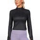 Butterluxe Half-Zip Long Sleeve Cropped