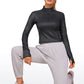 Butterluxe Half-Zip Long Sleeve Cropped