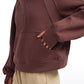 Fleece Lined Half Zip Hoodies with Thumb Holes