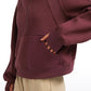 Fleece Lined Half Zip Hoodies with Thumb Holes