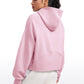 Fleece Lined Half Zip Hoodies with Thumb Holes