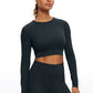 Seamless Cropped Long Sleeve Slim Fit