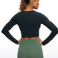 Seamless Cropped Long Sleeve Slim Fit