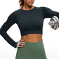 Seamless Cropped Long Sleeve Slim Fit