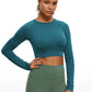 Seamless Cropped Long Sleeve Slim Fit