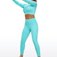 Seamless Cropped Long Sleeve Slim Fit