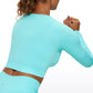 Seamless Cropped Long Sleeve Slim Fit