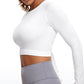 Seamless Cropped Long Sleeve Slim Fit