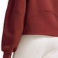 Fleece Lined Half Zip Hoodies Funnel Neck with Thumb Holes