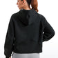 Fleece Lined Full Zip Hoodies with Thumb Holes