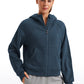 Fleece Lined Full Zip Hoodies with Thumb Holes