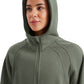 Fleece Lined Full Zip Hoodies with Thumb Holes