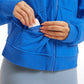 Fleece Lined Full Zip Hoodies with Thumb Holes