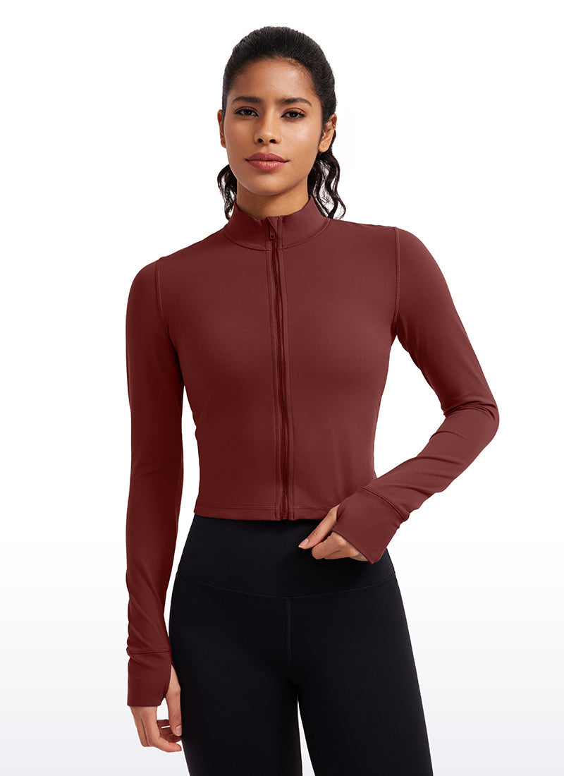 UltraSoft Full-Zip Cropped Jacket