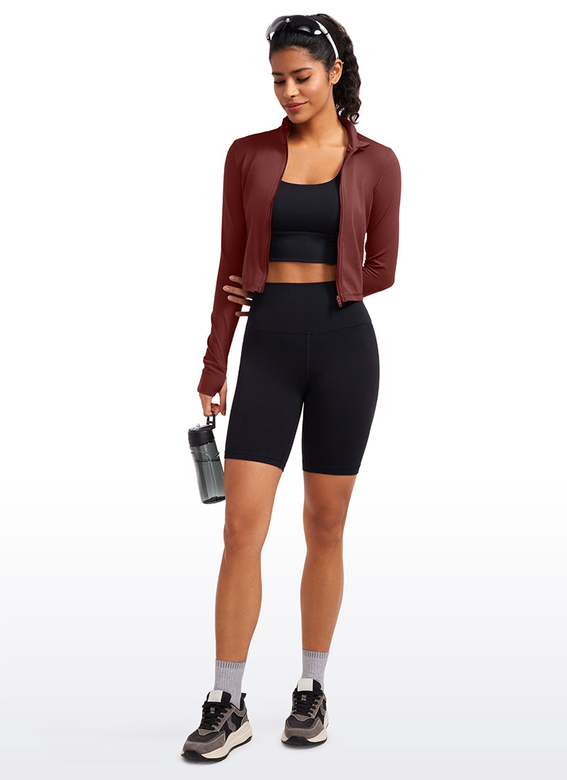 UltraSoft Full-Zip Cropped Jacket