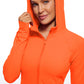 Butterluxe Full Zip Waist Length Jackets with Thumbholes