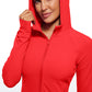 Butterluxe Full Zip Waist Length Jackets with Thumbholes