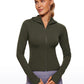 Butterluxe Full Zip Waist Length Jackets with Thumbholes