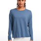 Pima Cotton Long Sleeves Crew Neck