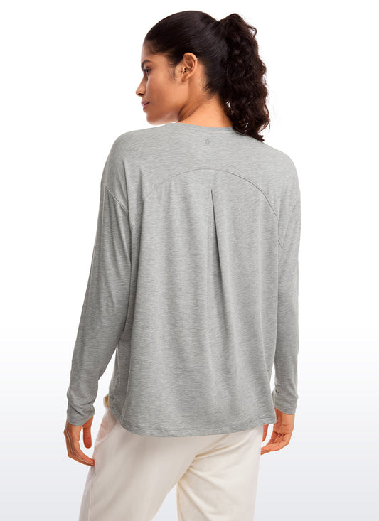 Pima Cotton Long Sleeves Crew Neck