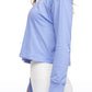 Pima Cotton Cropped Long Sleeve Loose Fit