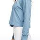 Pima Cotton Cropped Long Sleeve Loose Fit