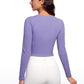 Butterluxe Double Lined Cropped Long Sleeves