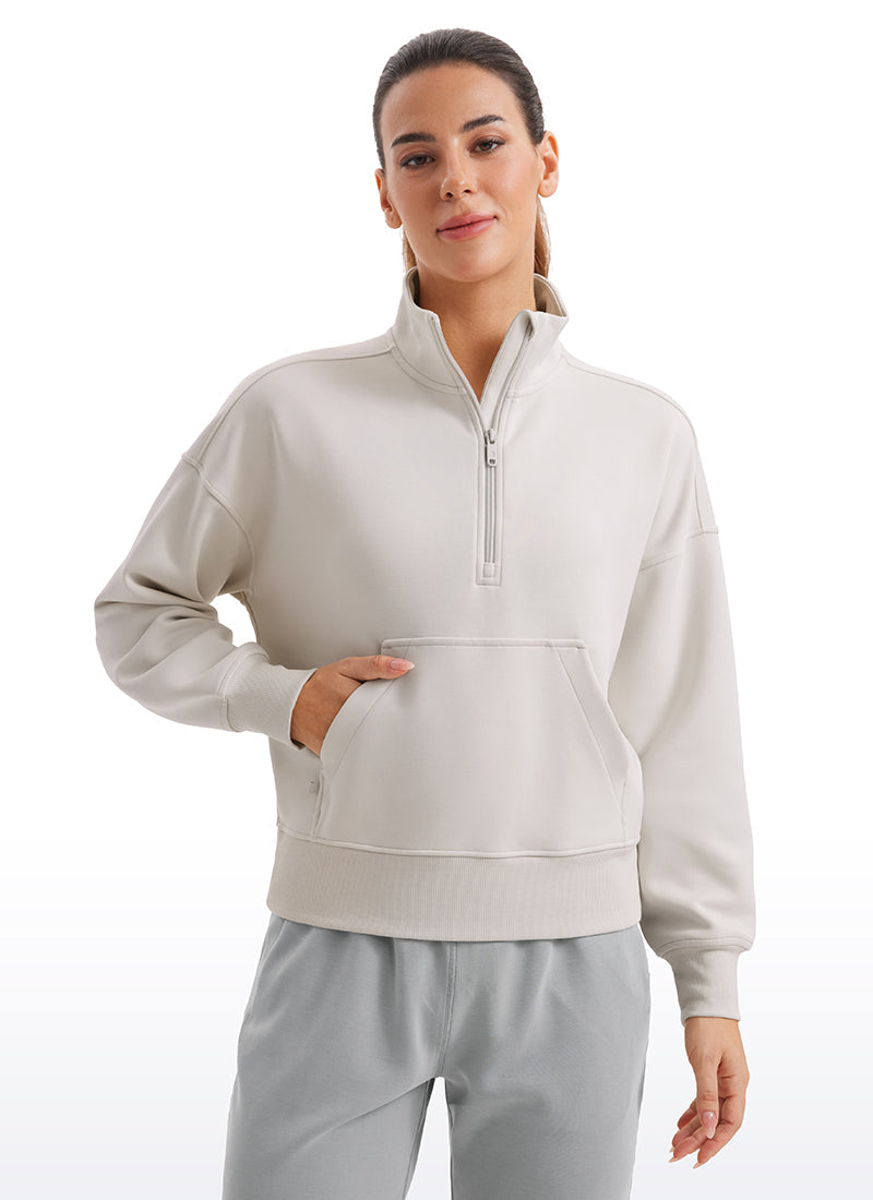 SoftAura Half Zip Pullover Sweatshirt