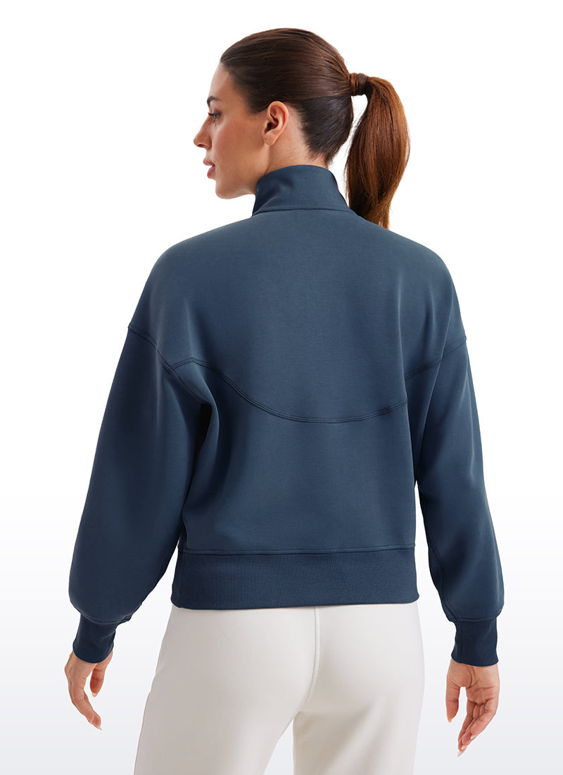 SoftAura Half Zip Pullover Sweatshirt