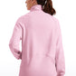 Fleece Lined Half Zip Hip-Length Hoodies Funnel Neck with Thumb Holes