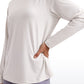 Workout Hip Length Long Sleeves Crewneck