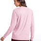 Workout Hip Length Long Sleeves Crewneck