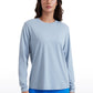 Workout Hip Length Long Sleeves Crewneck