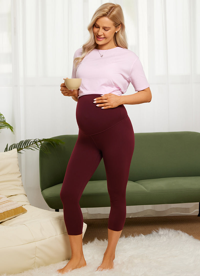 Butterluxe Maternity Leggings 21" - Super High Waist